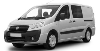 Triple Seven Corfu Car Rental fiat-scudo white