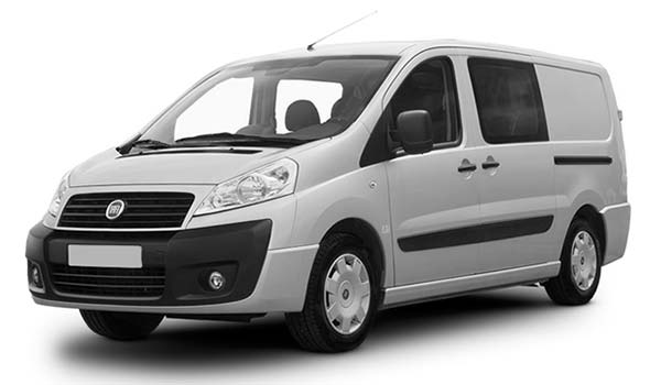 Triple Seven Corfu Car Rental fiat-scudo white