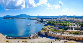Triple Seven Corfu Car Rental landscape picture of port