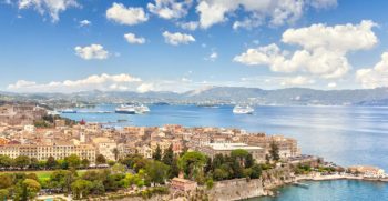 Triple Seven Corfu Car Rental corfu town aerial picture