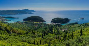 Triple Seven Corfu Car Rental panoramic view of corfu